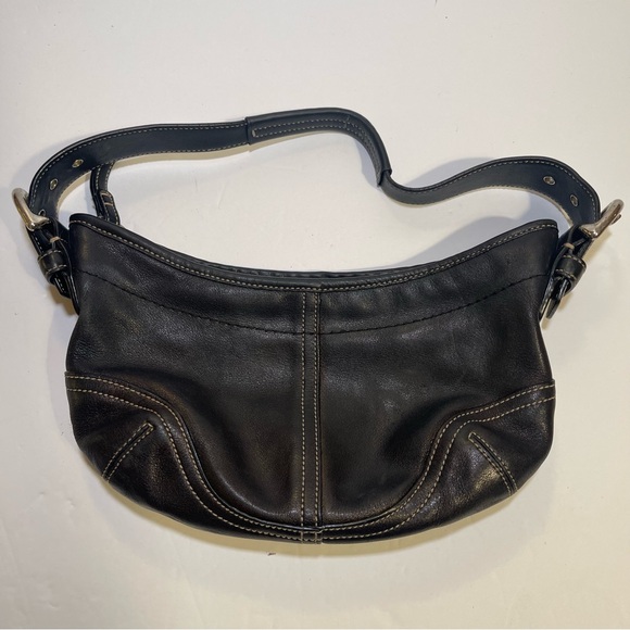 Coach | Bags | Y2k Coach Mini Soho Hobo 954 Black Leather Shoulder
